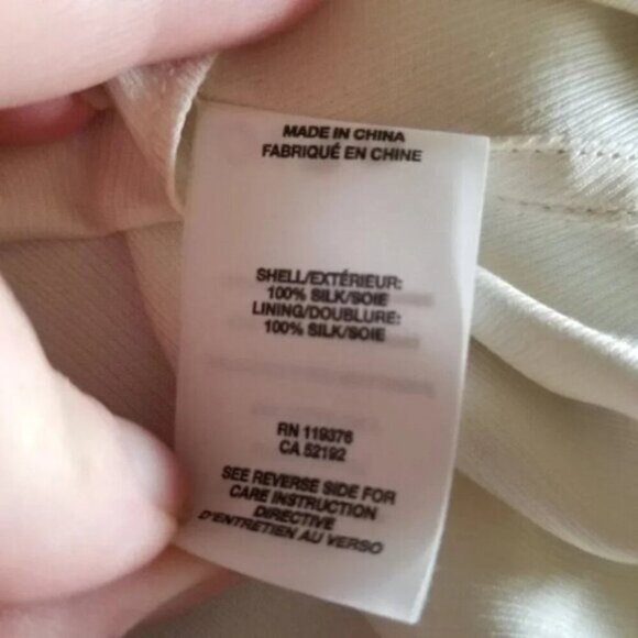 Helmut Lang Silk Feather Trim Tunic Blouse S - Picture 14 of 15